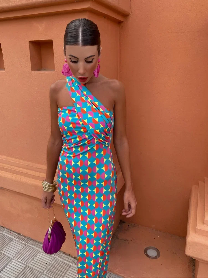 WILLOW | ELEGANT COLOURFUL DRESS